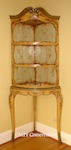 Italian Polychrome Corner Cabinet